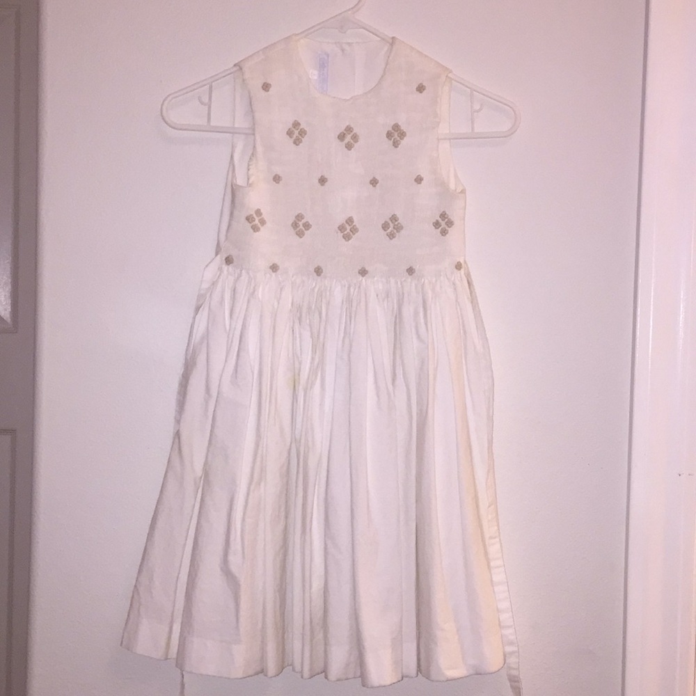 adorable white formal dress